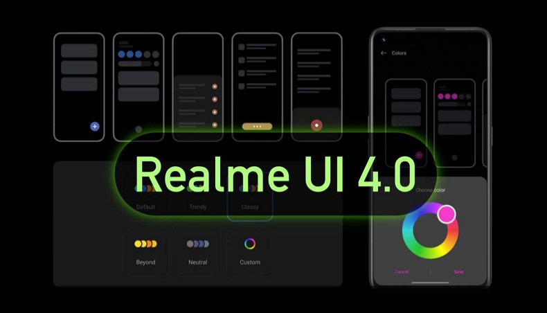 واجهة Realme UI 4.0