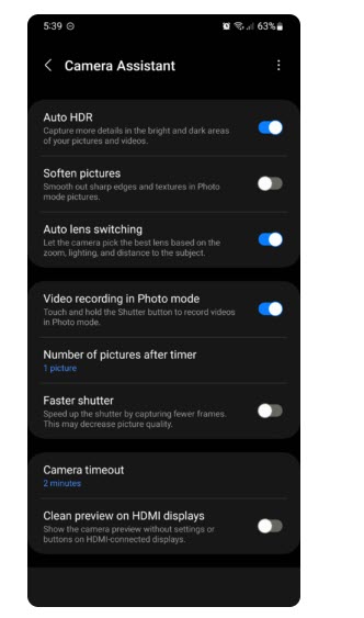 تطبيق Camera Assistant