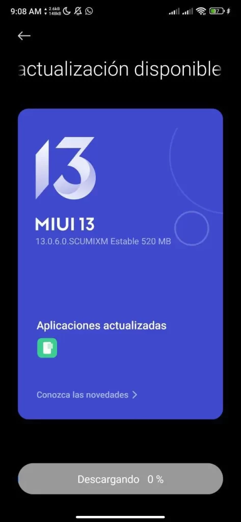 تحديث MIUI 13