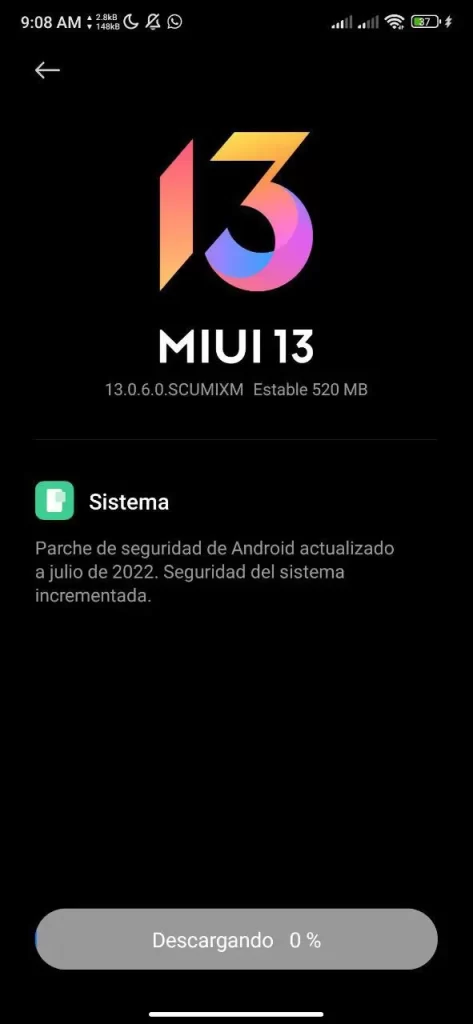 تحديث MIUI 13