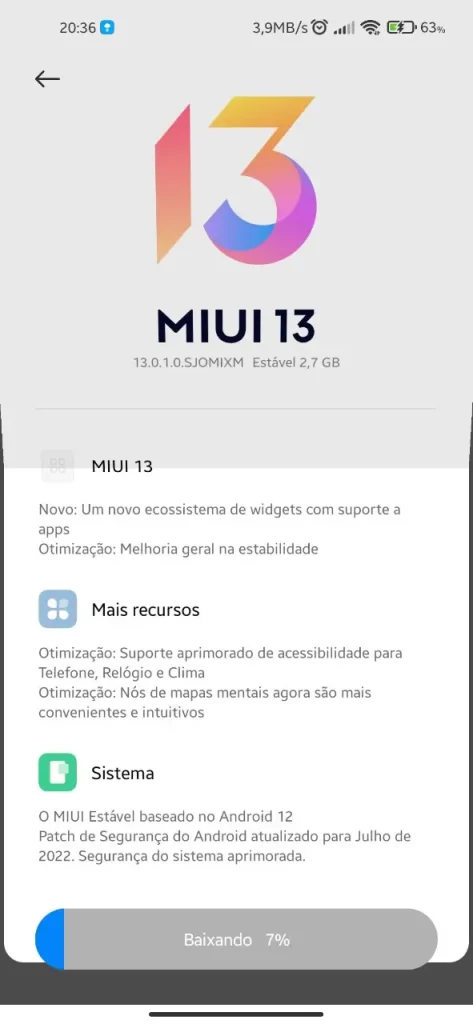 واجهة MIUI 13