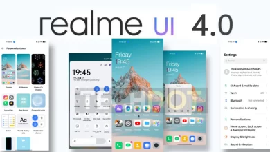واجهة Realme UI 4.0