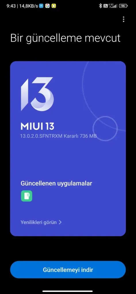 تحديث MIUI 13