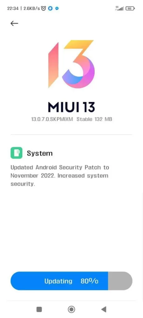 واجهة MIUI 13