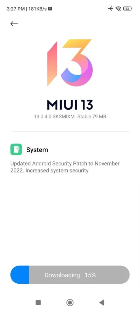 تحديث MIUI 13