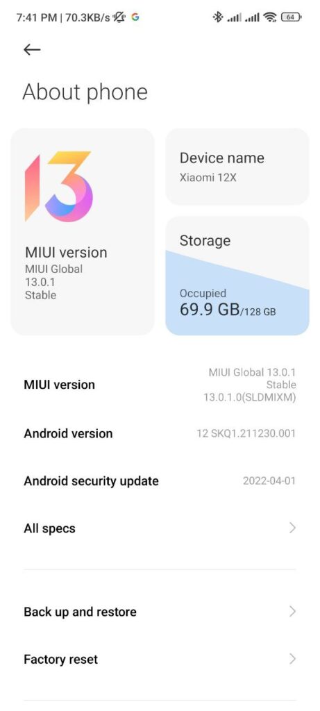 تحديث MIUI 13
