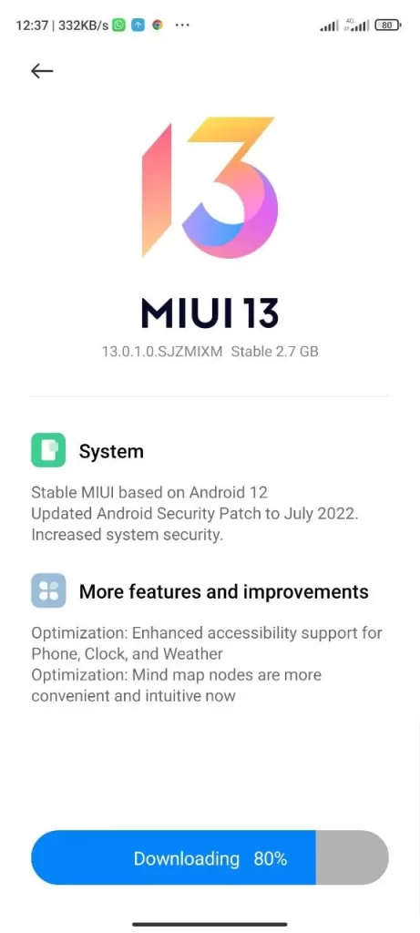 تحديث MIUI 13