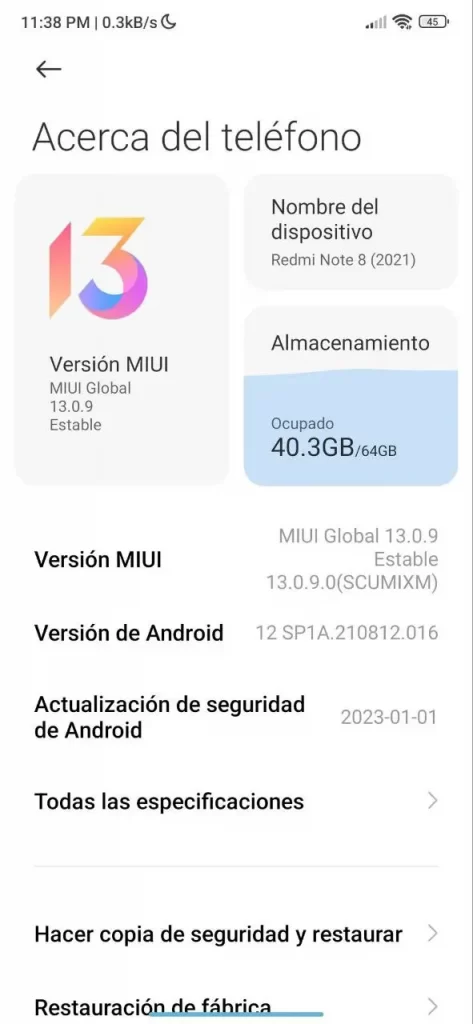 تحديث MIUI 13