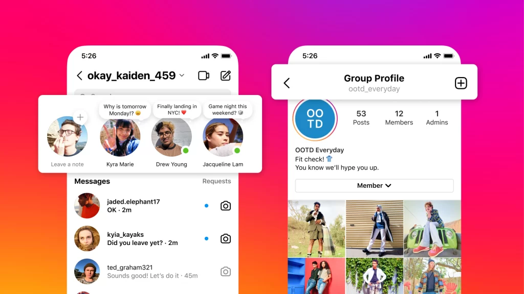 ميزات تحديث انستقرام 2023