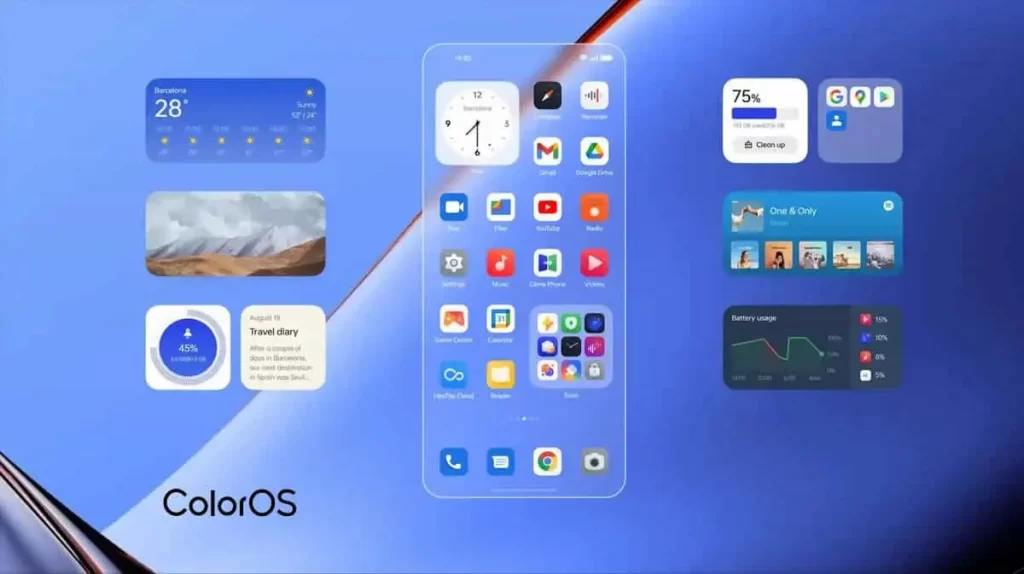 واجهة ColorOS 13