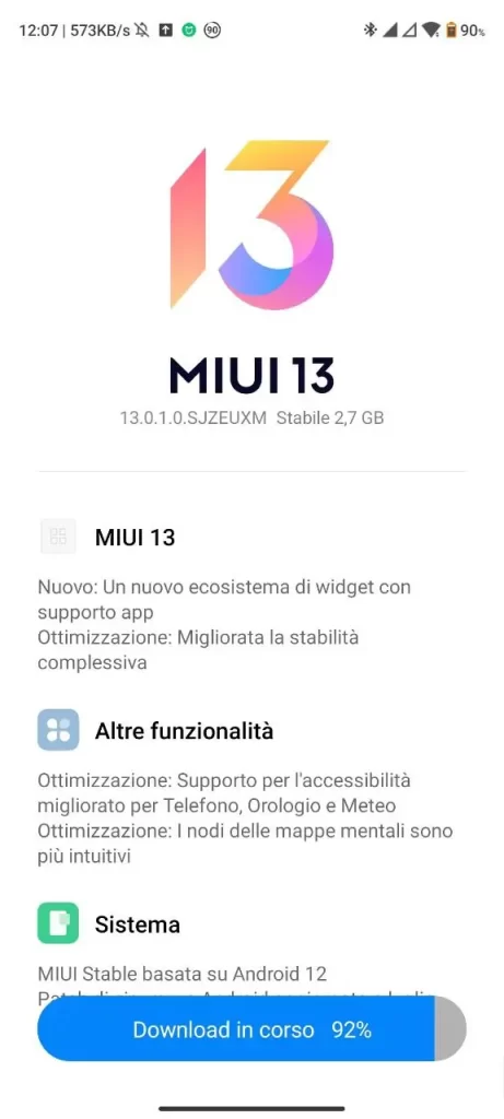 تحديث MIUI 13