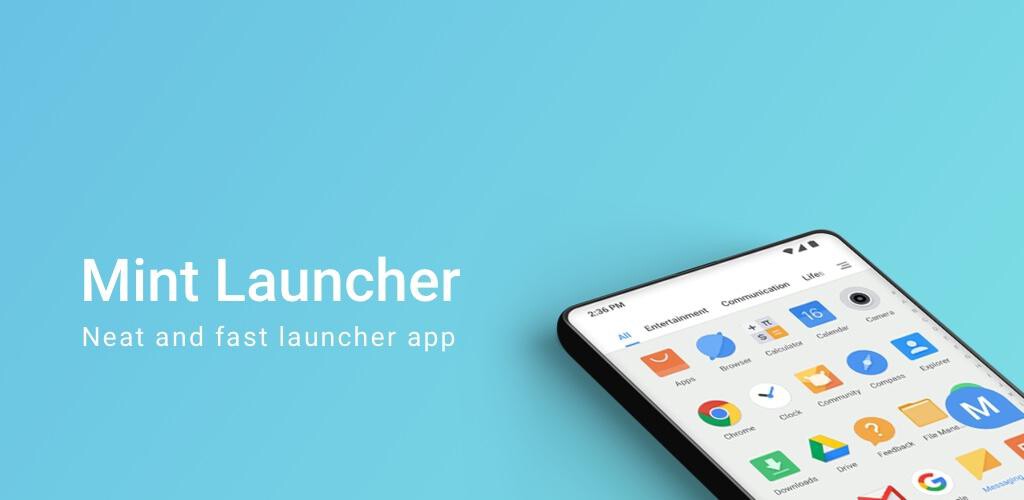 تطبيق Launcher Mint