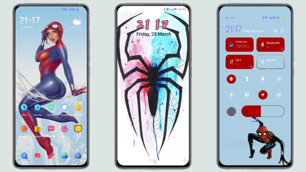 ثيم Girl Spider IZ V13