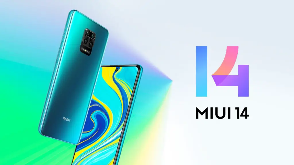 تحديث واجهة MIUI 14 لسلسلة شاومي ريدمي نوت 9