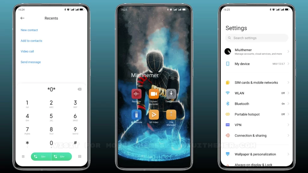ثيم Spider UI