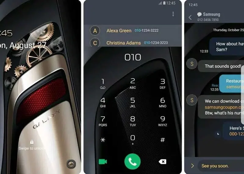 ثيم Gold Texture