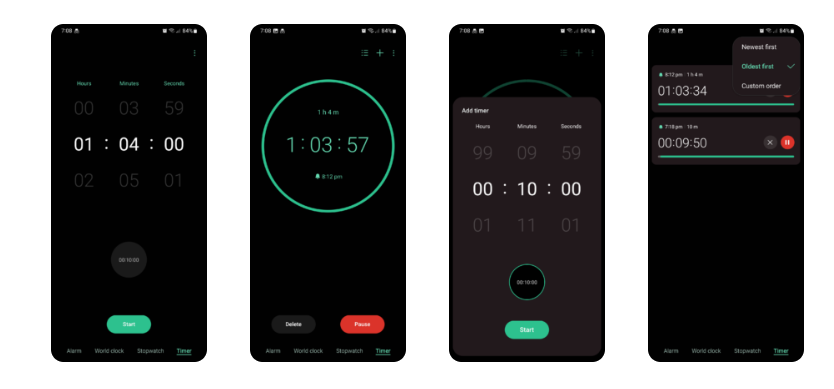 تحديث واجهة One UI 5.1 يجلب ميزة المؤقت المتعدد