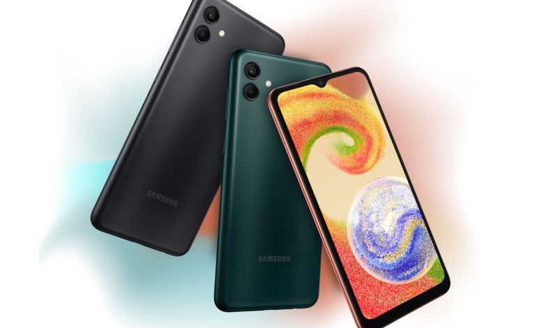 تحديث اندرويد 13 وواجهة OneUI 5.0 لهاتف Galaxy A04
