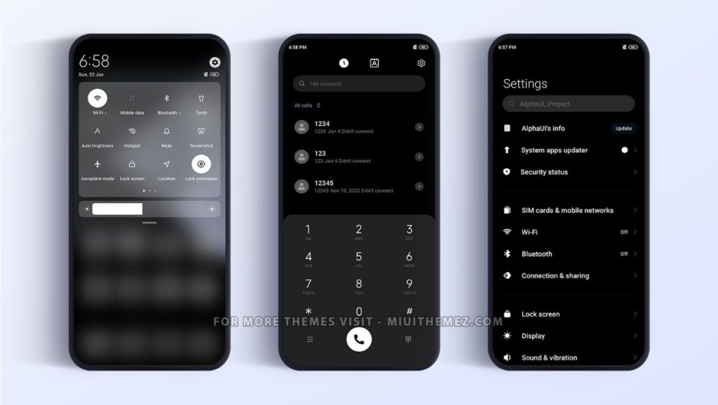 ثيم AlphaUI_ProjectV13 MIUI