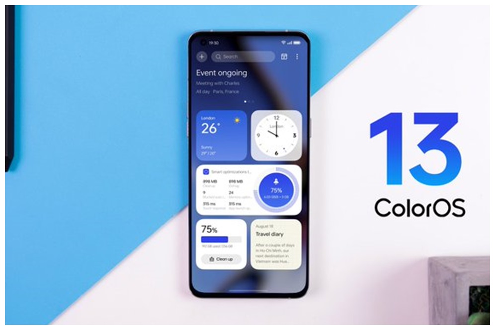 واجهة ColorOS 13