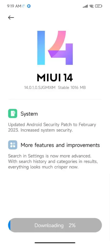 تحديث MIUI 14 النسخة العالمية