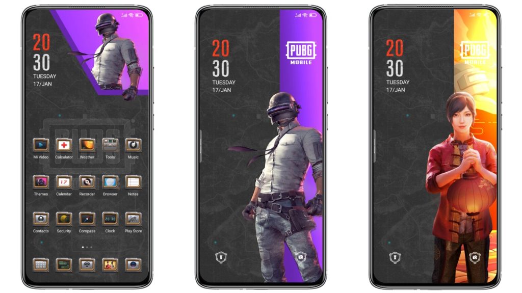 ثيم PUBG MIUI