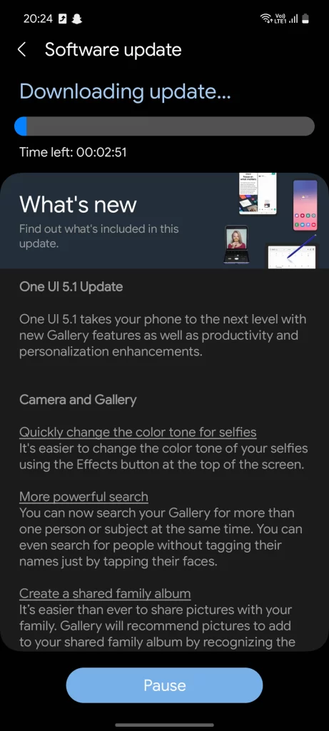 تحديث One UI 5.1