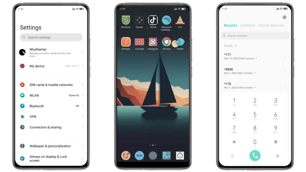 ثيم boat M14 MIUI