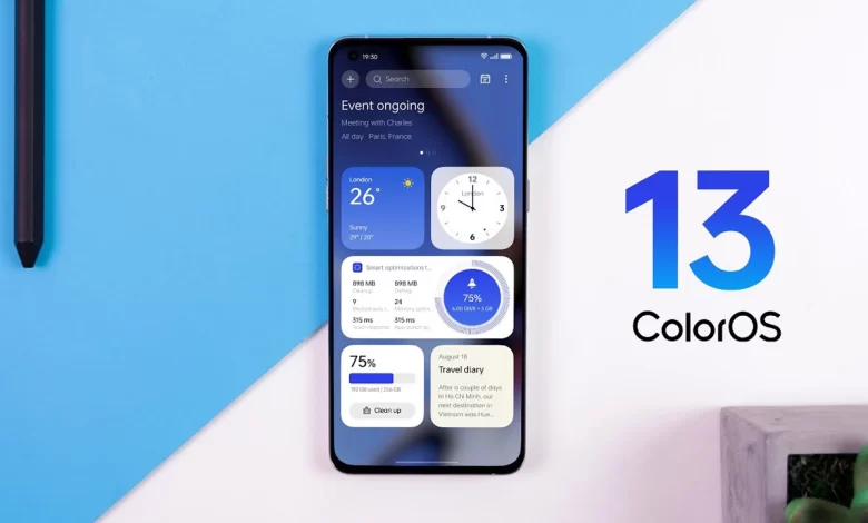 واجهة ColorOS 13