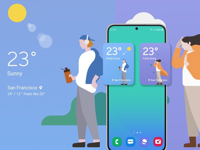 ميزات واجهة One UI 5.1