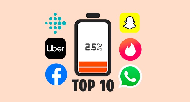 تطبيقات تستهلك البطارية