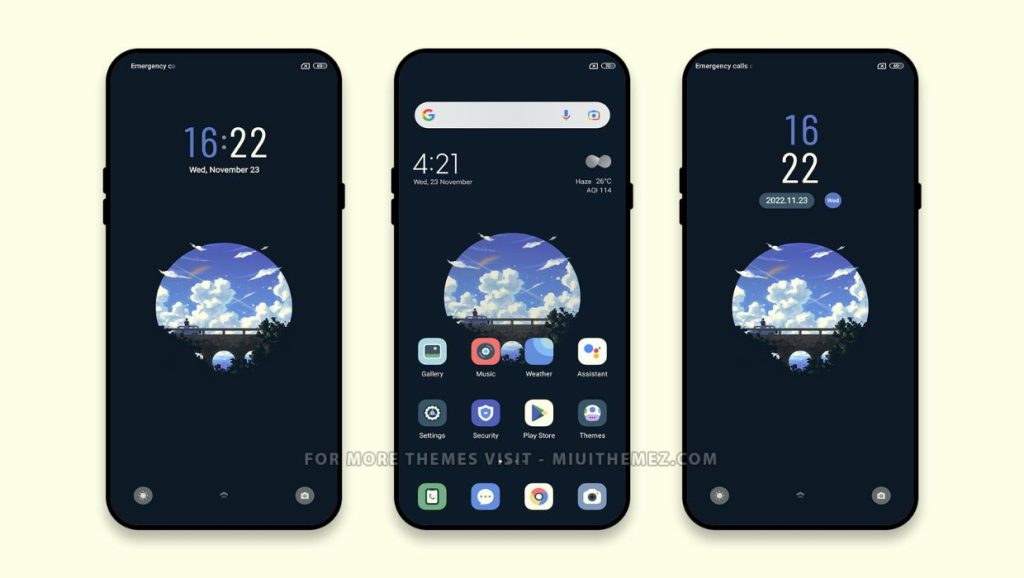 ثيم Yesterdays Sky MIUI