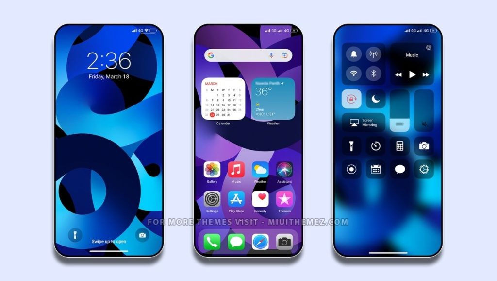 ثيم iPhone14 Pro Max MIUI