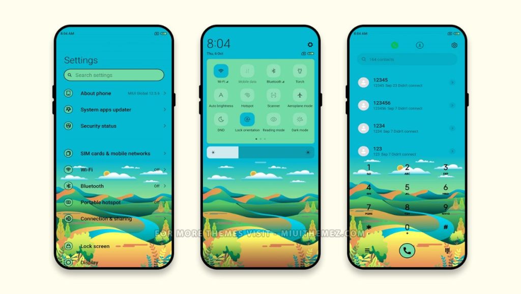 ثيم Scnery MIUI