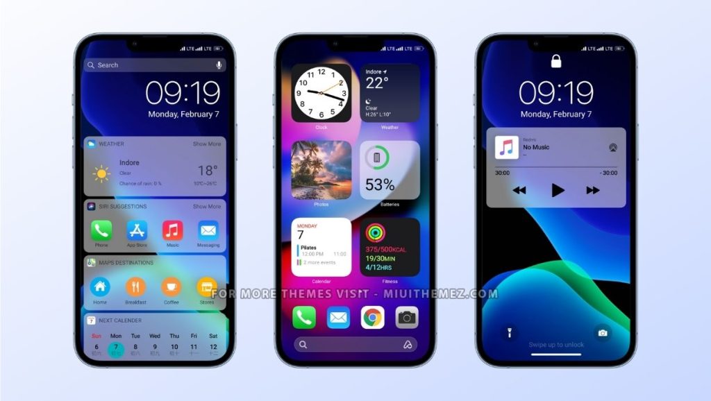 ثيم Android G iOS Style MIUI