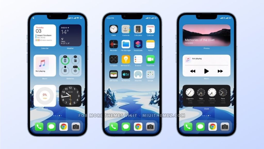 ثيم iOS 15.0.3 Pro MIUI