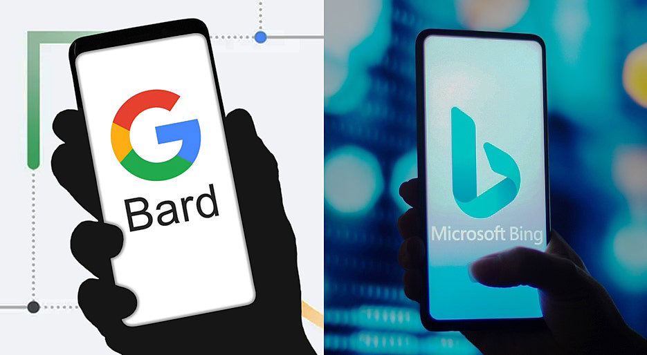 جوجل بارد ومايكروسوفت بينج