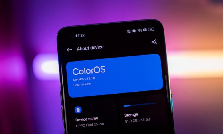 واجهة ColorOS 13.1