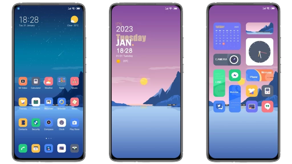ثيم Maritime train MIUI 