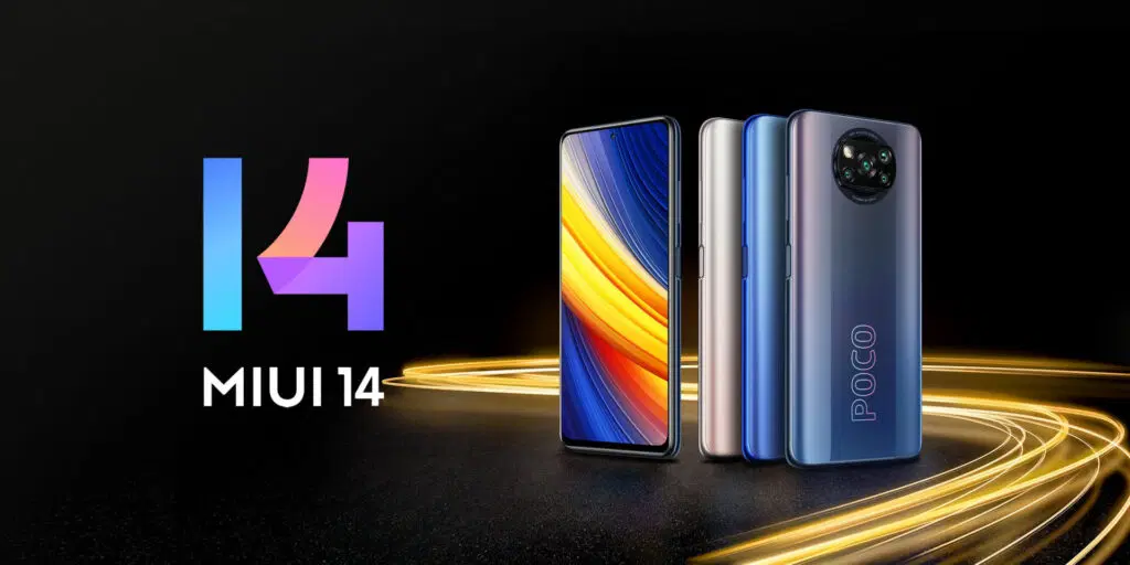تحديث واجهة MIUI 14 لهاتف بوكو اكس 3 برو