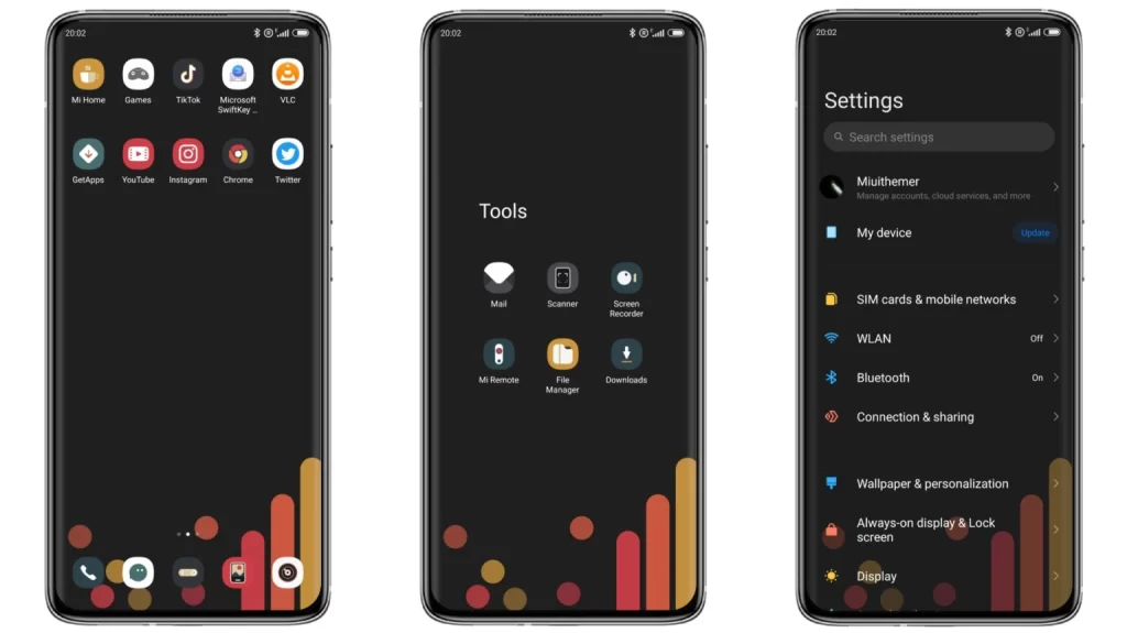 ثيم Red Fall MIUI