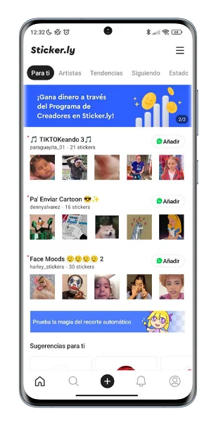 تطبيق Sticker.ly