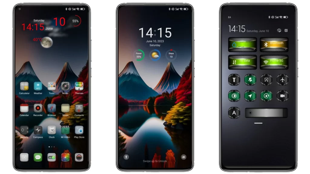 أحدث ثيمات شاومي 2023 MIUI 14 و MIUI 13 و MIUI 12