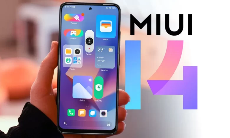 تحديث واجهة MIUI 14