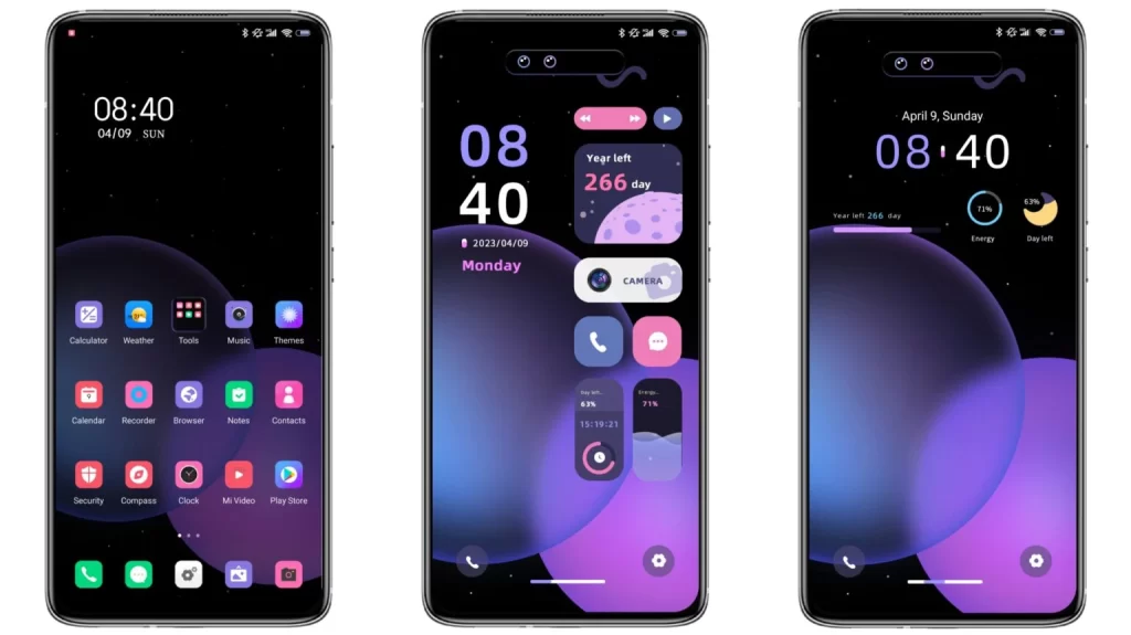 ثيم Magic Purple
