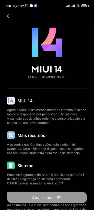 تحديث MIUI 14