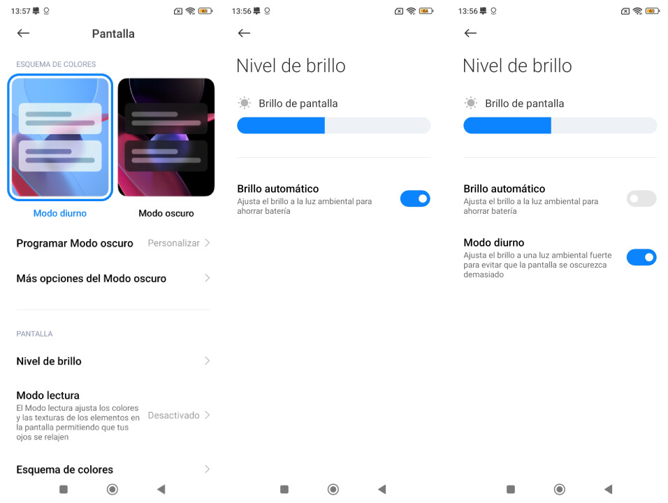 ميزة السطوع المخفي لشاشة شاومي في واجهة MIUI