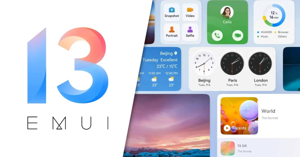 واجهة هواوي EMUI 13