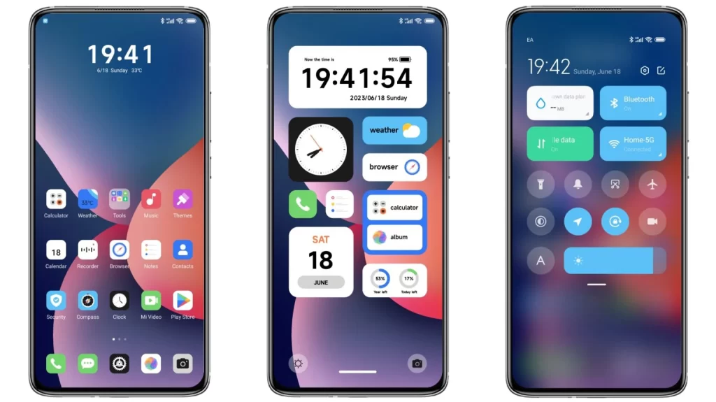 ثيم Gradient purple