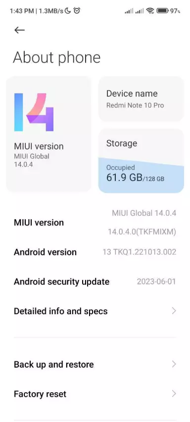 تحديث واجهة MIUI 14 الإصدار العالمي